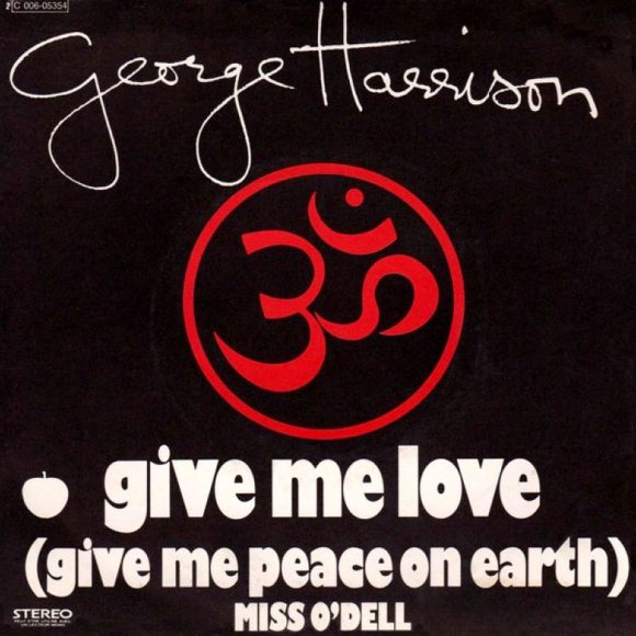 George Harrison – Give Me Love (Give Me Peace On Earth) single artwork