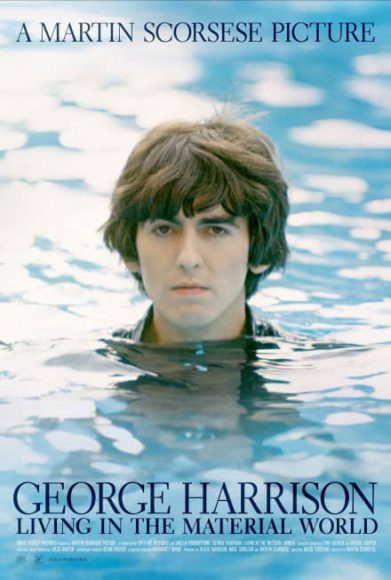 Advert for Martin Scorsese's documentary George Harrison: Living In The Material World