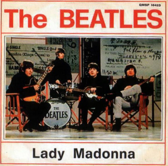 Lady Madonna single artwork - Italy