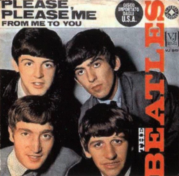 Please Please Me single artwork - Italy