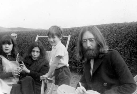 john and julia lennon