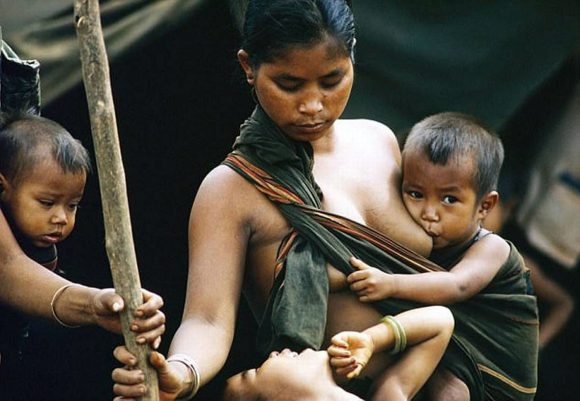 Inspiration for Lady Madonna, photo by Howard Sochurek, from National Geographic