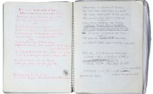 Paul McCartney's handwritten lyrics for Hey Jude