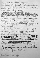 George Harrison's lyrics for I Want To Tell You, 1966