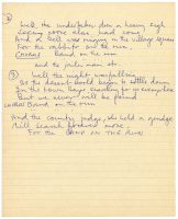 Paul McCartney's handwritten lyrics for Band On The Run