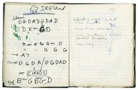 Paul McCartney's handwritten notes for Give Ireland Back To The Irish