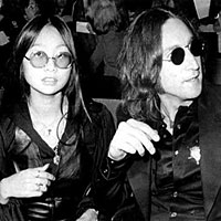 May Pang and John Lennon