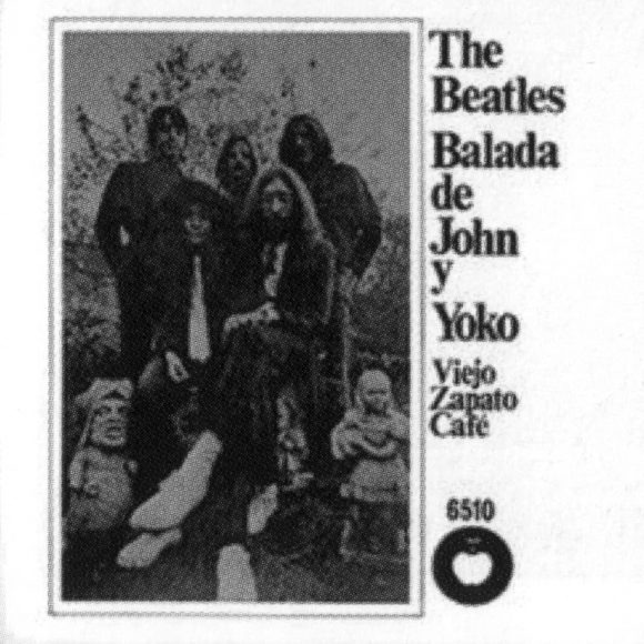 The Ballad Of John And Yoko single artwork - Mexico