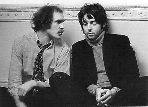 Neil Aspinall and Paul McCartney