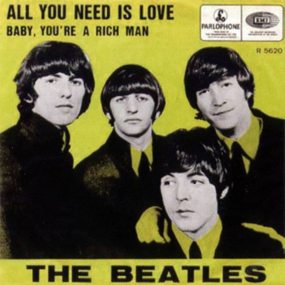 All You Need Is Love single artwork - Belgium, Netherlands