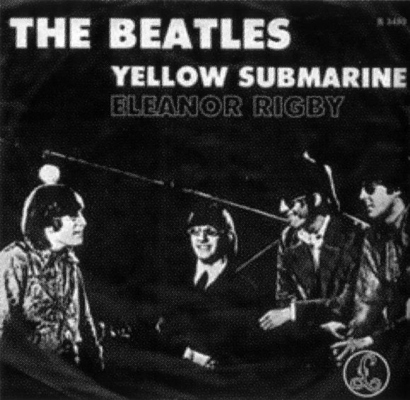 Yellow Submarine/Eleanor Rigby single artwork - Netherlands