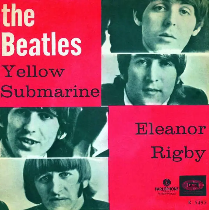 Yellow Submarine/Eleanor Rigby single artwork - Norway