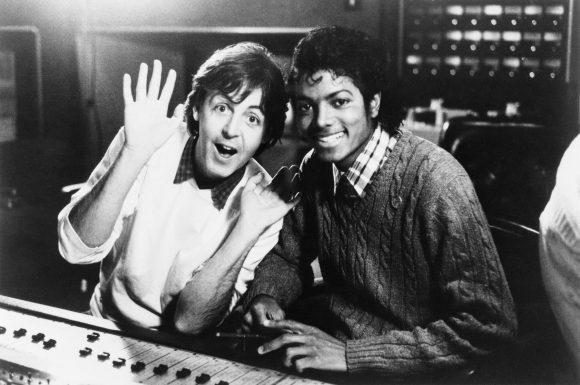 Paul McCartney and Michael Jackson