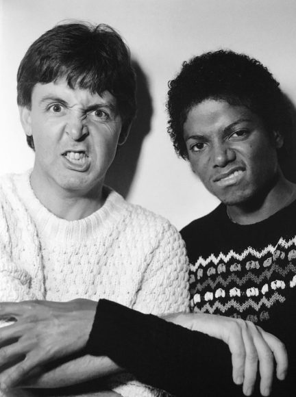 Paul McCartney and Michael Jackson