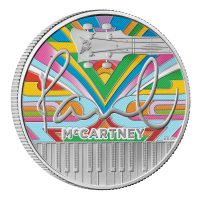 Paul McCartney UK Silver Proof Colour Coin, Royal Mint 2024