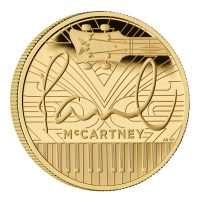 Paul McCartney UK gold proof colour coin, Royal Mint 2024