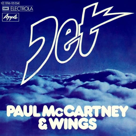 Paul McCartney and Wings – Jet single artwork