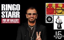 Poster for Ringo Starr's popup art gallery at the Borgata, Atlantic City, 2018