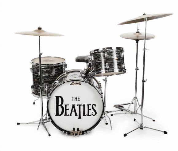 Ringo Starr's Ludwig oyster black pearl drum kit