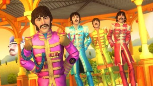 Sgt Pepper scene from The Beatles: Rock Band