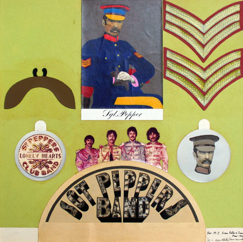 Sgt Pepper collage by Peter Blake, 1967