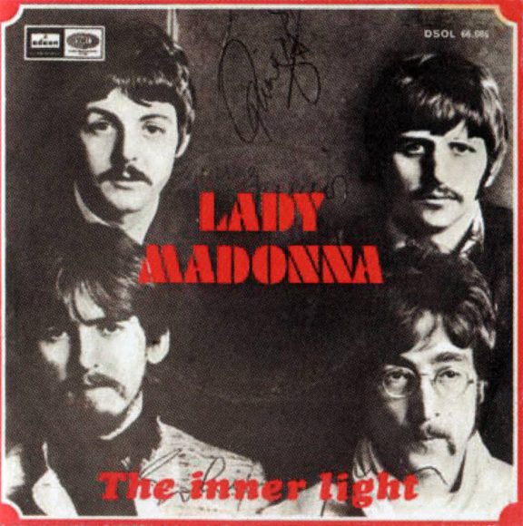 Lady Madonna single artwork - Spain