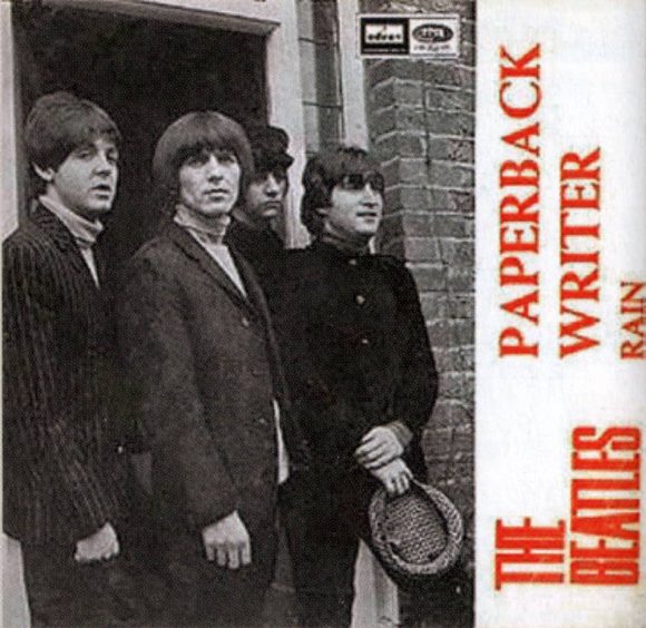 Paperback Writer single artwork - Spain