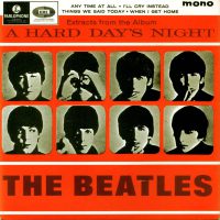 Extracts From The Album A Hard Day's Night EP artwork – United Kingdom