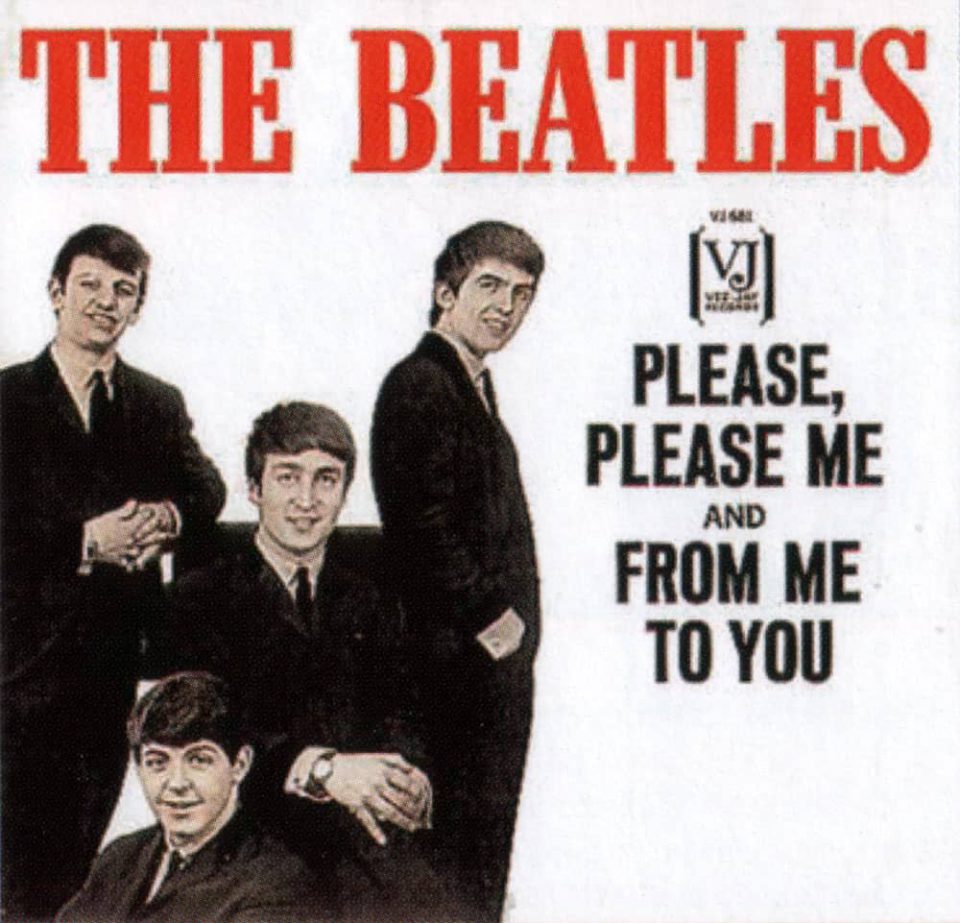 Please Please Me single artwork - USA