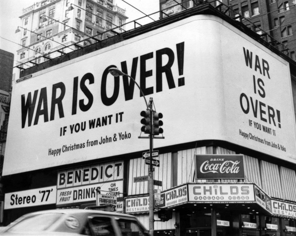 War Is Over If You Want It billboard