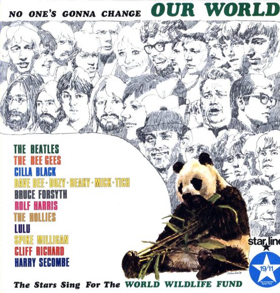 No One's Gonna Change Our World: The Stars Sing for the World Wildlife Fund album cover