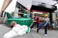 Paul-McCartneys-Green-Submarine-docked-outside-Waterstones-Liverpool-One.jpg